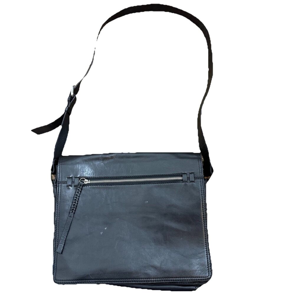 Artisan NY Black Crossbody Small Messenger Bag Purse Made In India